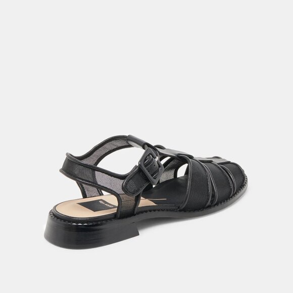 NEW DOLCE VITA Holish Mesh Fisherman Sandals IN onyx for women 1025 3t2 - Picture 8 of 14